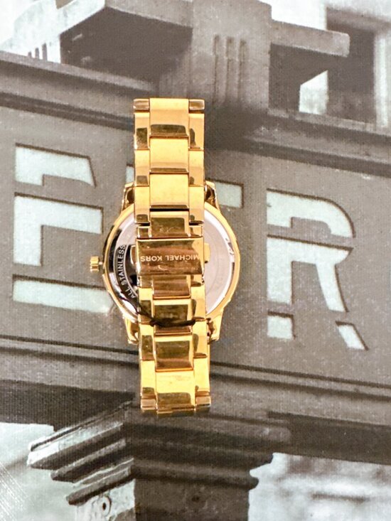 Michael Kors MK6927 Tibby Gold Crystals Chronograph Watch
